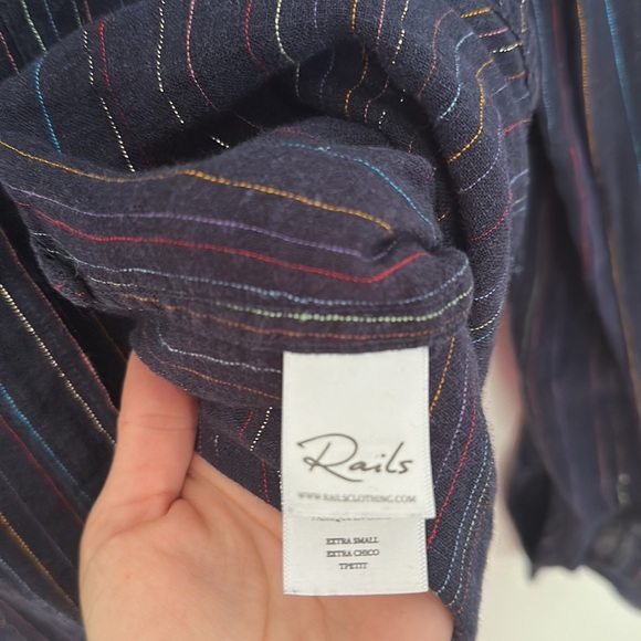 Rails Charli button down shirt tropez stripe - Picture 4 of 4